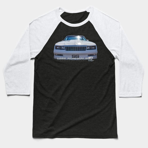 1986 Chevrolet El Camino SS Pickup Baseball T-Shirt by Gestalt Imagery